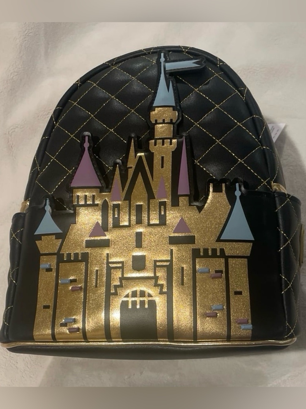 Disneyland Resort Commemorative 70th Castle Mini Loungefly Backpack NWT